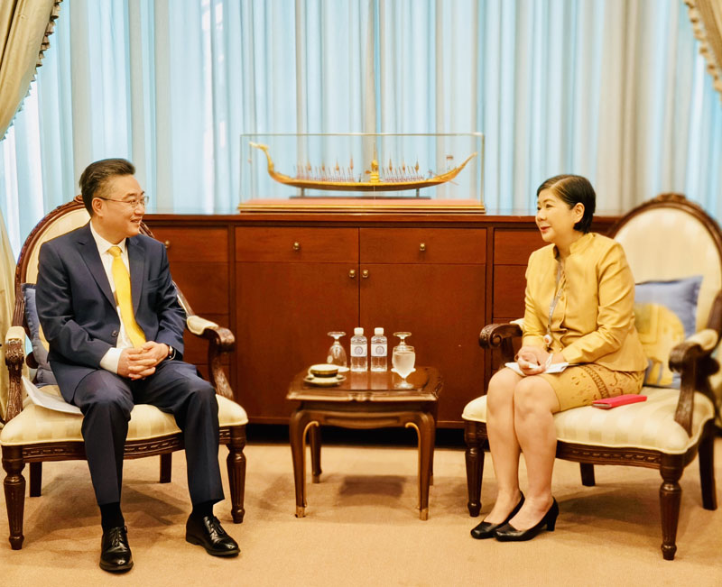 SG Shi Zhongjun Meets Deputy Permanent Secretary of Foreign Affairs of Thailand