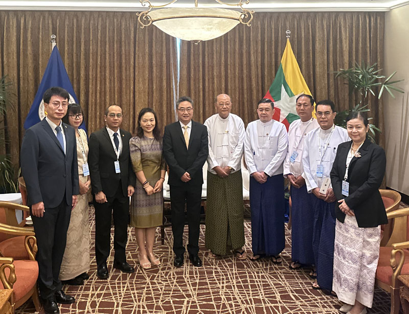 Secretary General Shi Zhongjun Meets Myanmar Union Minister Jeng Phang Naw Tawng